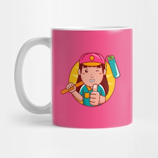 Painter Woman Mug